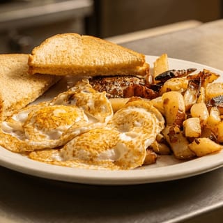 Dutch Breakfast with Homefries or Grits